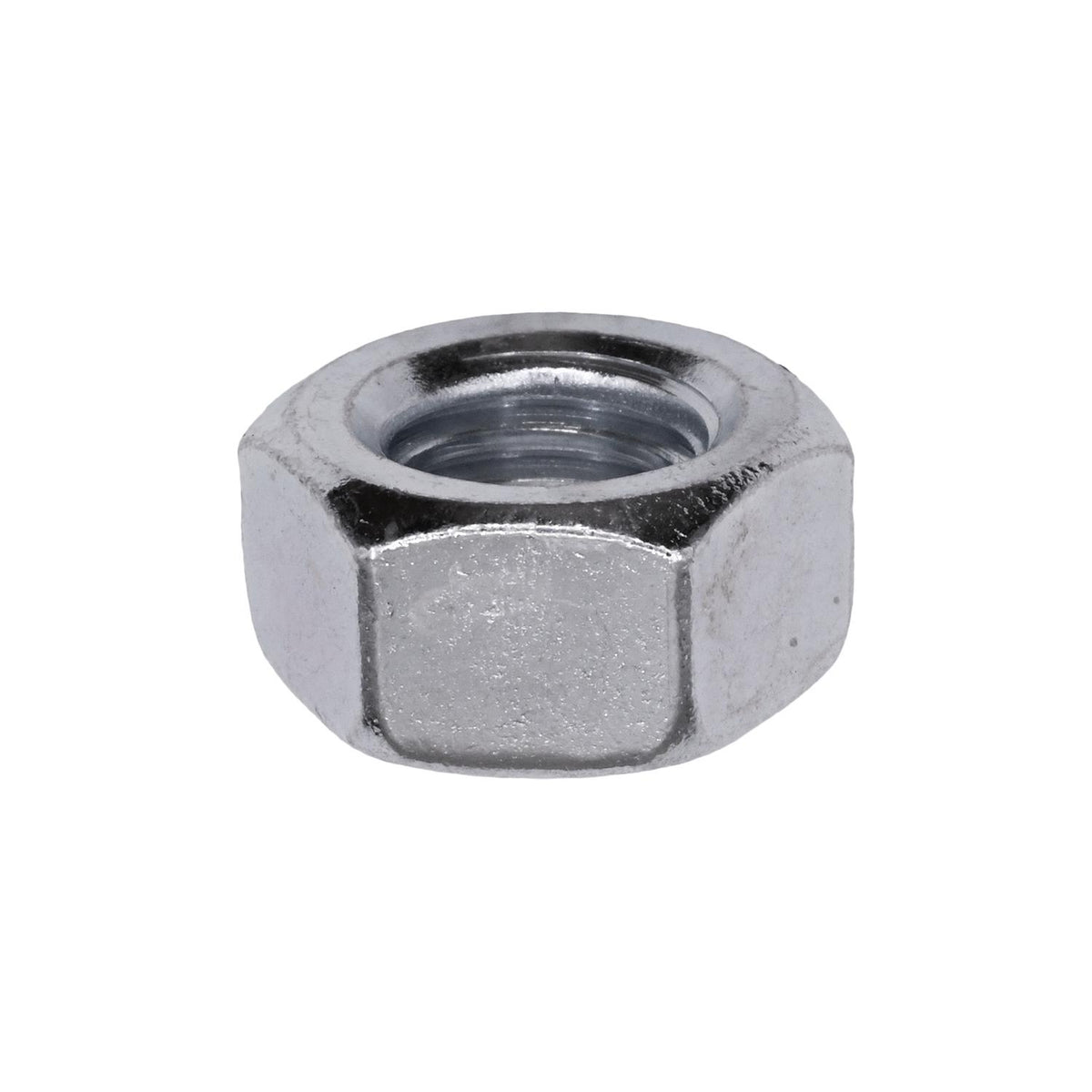 7/16"-14 Grade 5 Hex Nut USS, Zinc