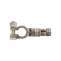 Black Cast Copper Compression Terminal Battery Cable Negative, Jan-00 Gauge, Tin Plated