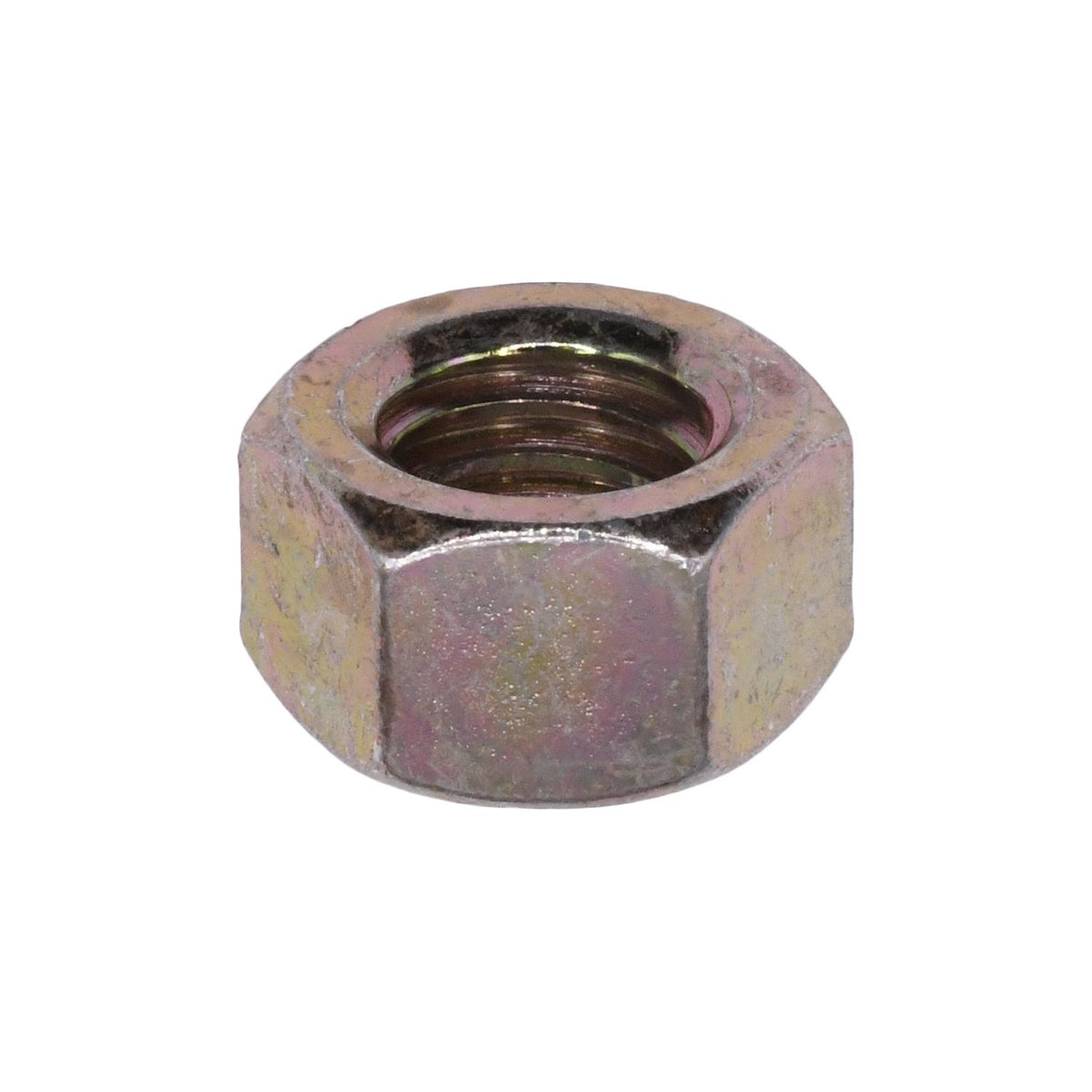 3/8"-16 Grade 8 Hex Nut, Yellow Zinc Chromate