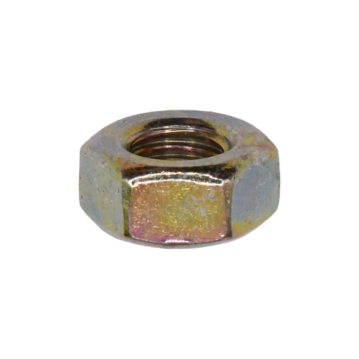 1/4"-28 Grade 8 Hex Nut, Yellow Zinc Chromate