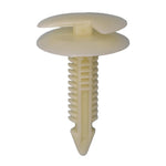 5/16"x1-1/4" White Nylon Double Head Trim Panel Christmas Tree Retainer, 15/16" Head