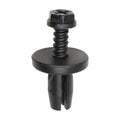8mmx14mm Black Screw-Type Retainer with Open End, 17mm Head