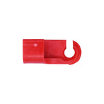 5/32" Red Nylon Door Lock Clip Size (Rh)