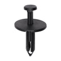 7mmx27mm Black Push-Type Rivet with Closed End, 25mm Head