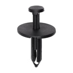 7mmx27mm Black Push-Type Rivet with Closed End, 25mm Head