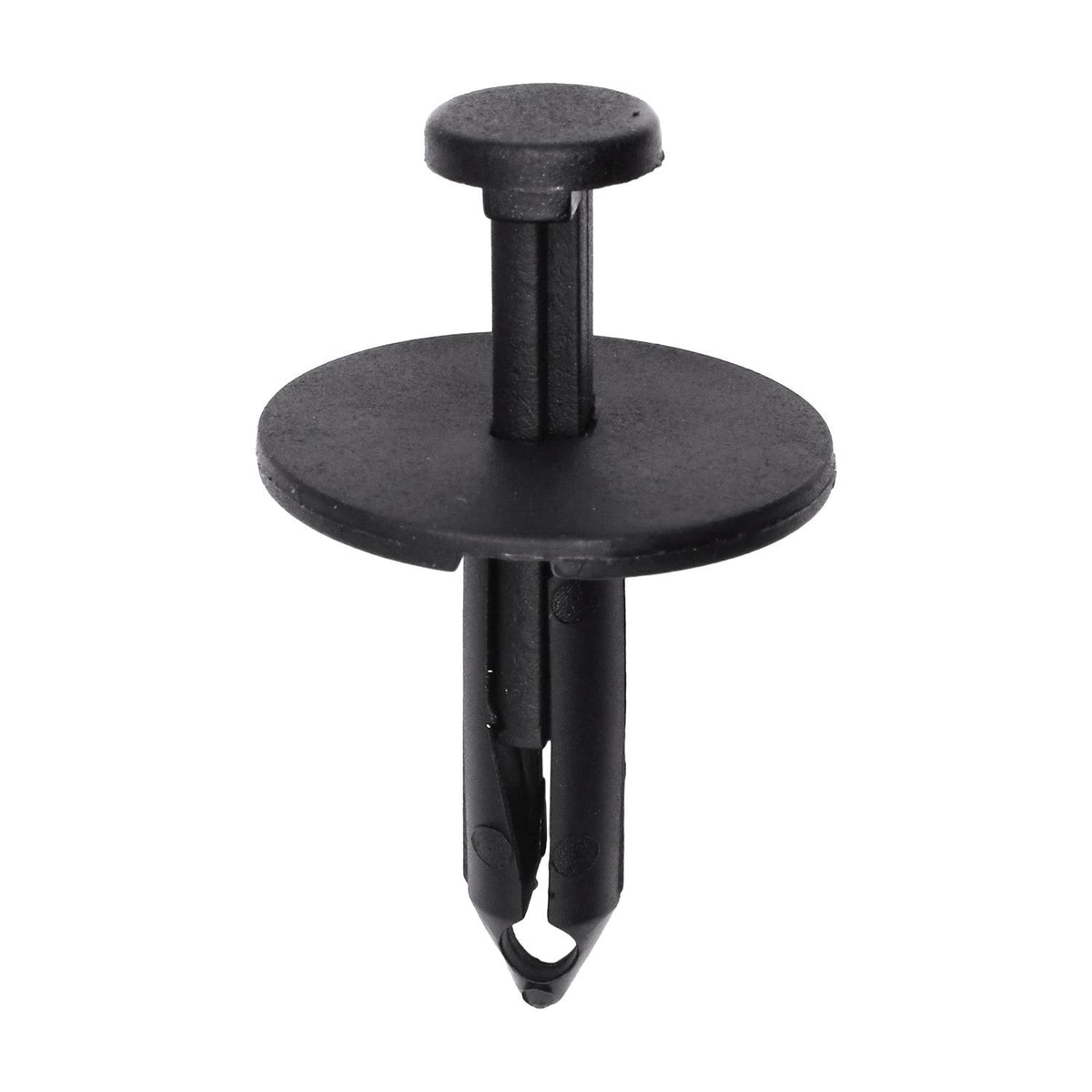 7mmx27mm Black Push-Type Rivet with Closed End, 25mm Head
