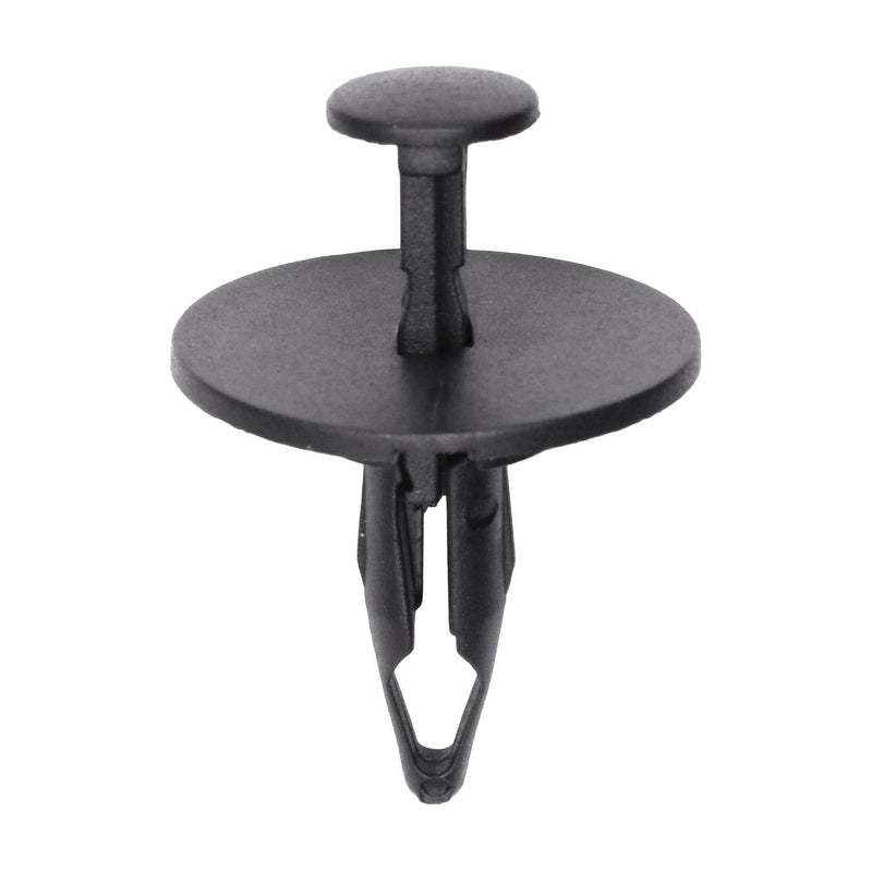 1/2"x15/16" Black Push-Type Rivet with Closed End, 1" Head