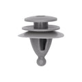 10mmx14mm Gray Nylon Triple Head Door Trim Christmas Tree Retainer, 17.5mm Head