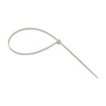 14" White Nylon Cable Ties Thin Pound
