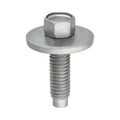 M6-1.0x22.5mm Hex Head SEMS Body Bolt, Dog Point, 19mm Washer, Zinc