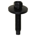 M6-1.0x28mm Hex Head SEMS Body Bolt, Dog Point, 19mm Washer, Chrome