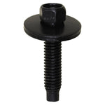 M6-1.0x28mm Hex Head SEMS Body Bolt, Dog Point, 19mm Washer, Chrome