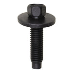 M8-1.25x33mm Hex Head SEMS Dog Point Screw, 22mm Washer, Phosphate