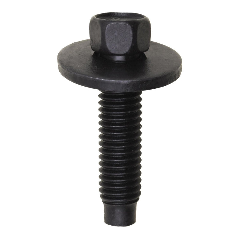 M8-1.25x33mm Hex Head SEMS Dog Point Screw, 22mm Washer, Phosphate