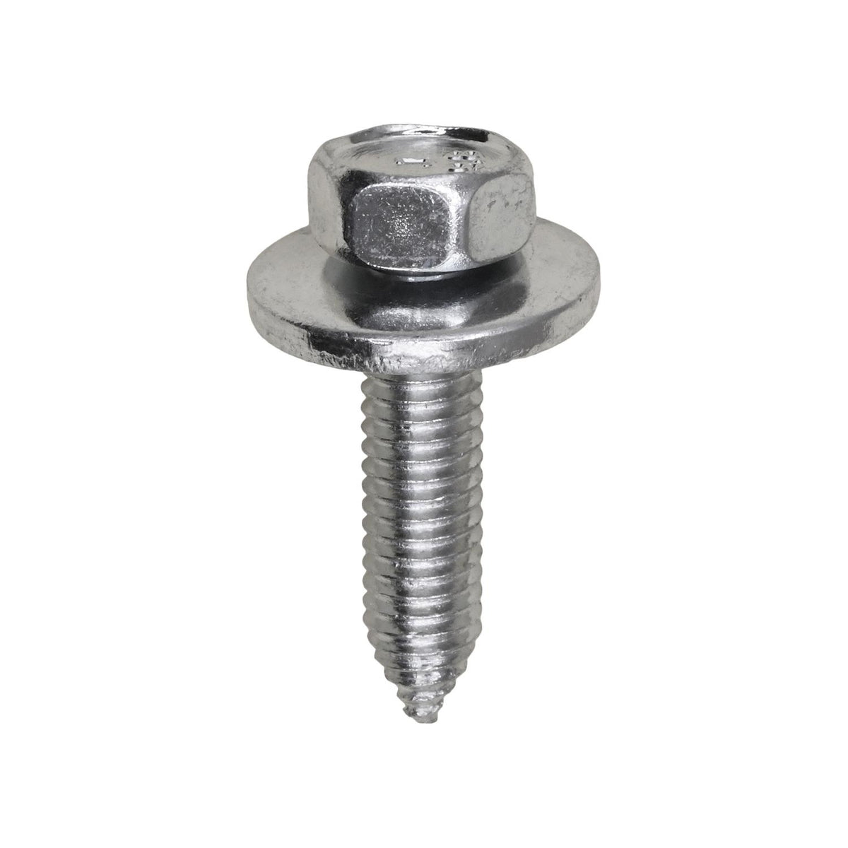 M6-1.0x25mm Hex Head SEMS Body Bolt, Type CA, 17mm Washer, Zinc