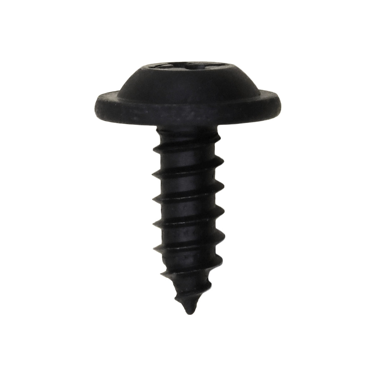 #10x1/2" Phillips Truss Head Flat Washer Tapping Screw, Type A/AB, 15/32" Washer, Phosphate