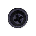 #10x1/2" Phillips Truss Head Flat Washer Tapping Screw, Type A/AB, 15/32" Washer, Phosphate