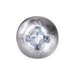 8mm Phillips Pan Head Metric Machine Screw, Zinc, M4