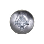 10mm Phillips Pan Head Metric Machine Screw, Zinc, M4