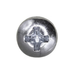 16mm Phillips Pan Head Metric Machine Screw, Zinc, M4