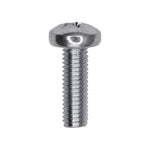 16mm Phillips Pan Head Metric Machine Screw, Zinc, M5