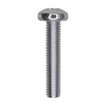 25mm Phillips Pan Head Metric Machine Screw, Zinc