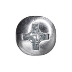 M6-1.0x10mm Phillips Pan Head Metric Machine Screw, Zinc