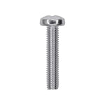 M6-1.0x30mm Phillips Pan Head Metric Machine Screw, Zinc