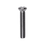 M6-1.0x20mm Phillips Oval Head Metric Machine Screw, Zinc