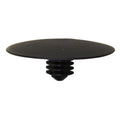 6.5mmx9mm Black Nylon Single Head Hood Insulation Christmas Tree Retainer, 30mm Head