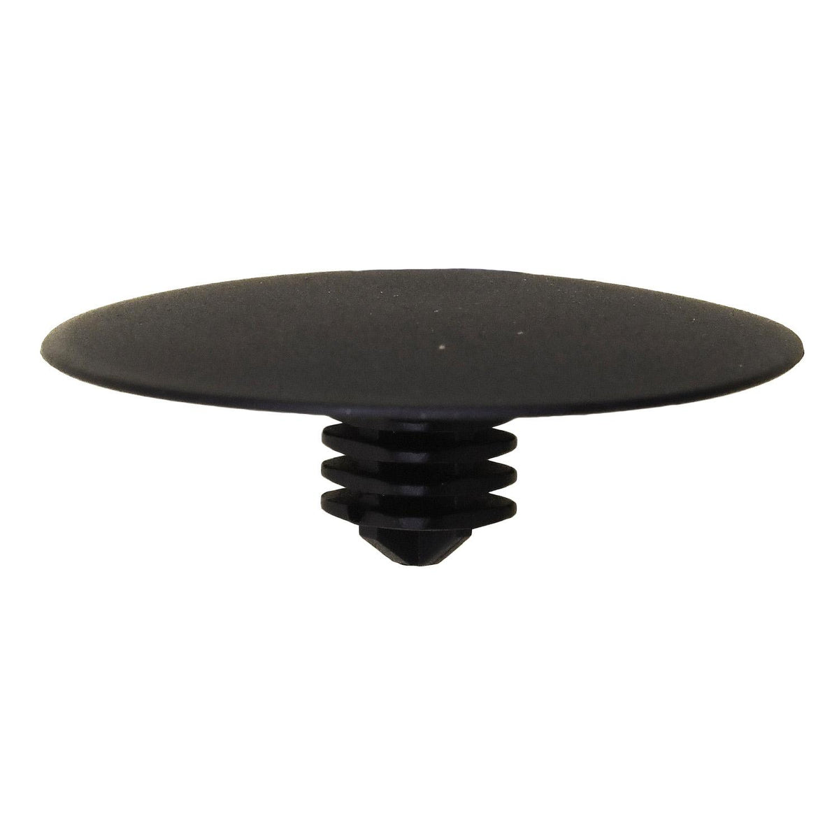 6.5mmx9mm Black Nylon Single Head Hood Insulation Christmas Tree Retainer, 30mm Head