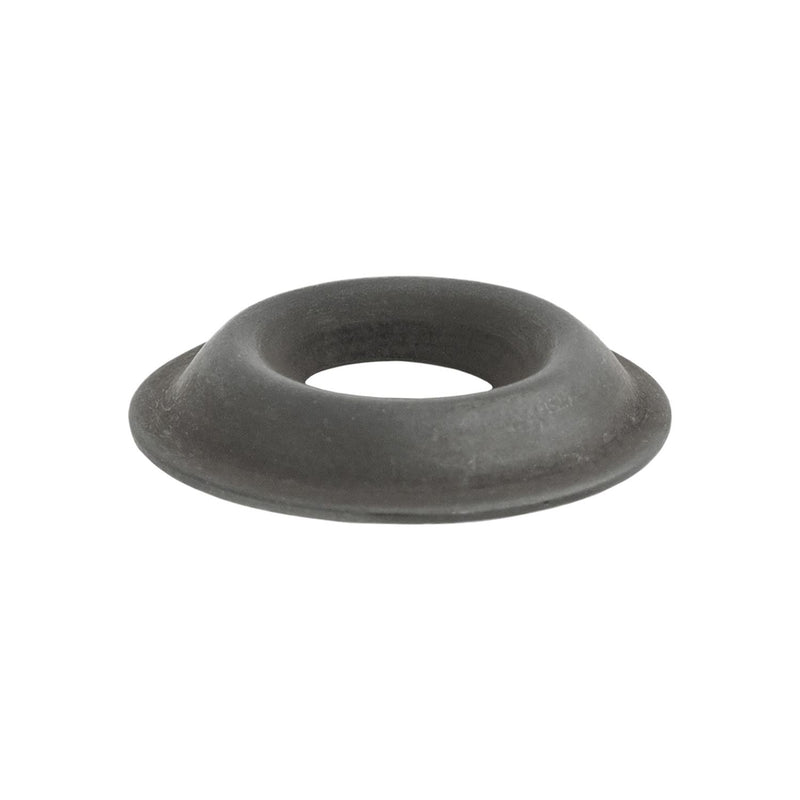 #8 Brass Flanged Countersunk Finish Washer, 13/64" ID, 5/8" OD, Black Oxide