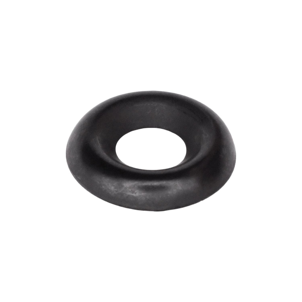 #10 Brass Countersunk Finish Washer, 1/4" ID, 19/32" OD, Black Ebonol