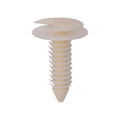 5/16"x1" White Nylon Double Head Trim Panel Christmas Tree Retainer Truck, 3/4" Head