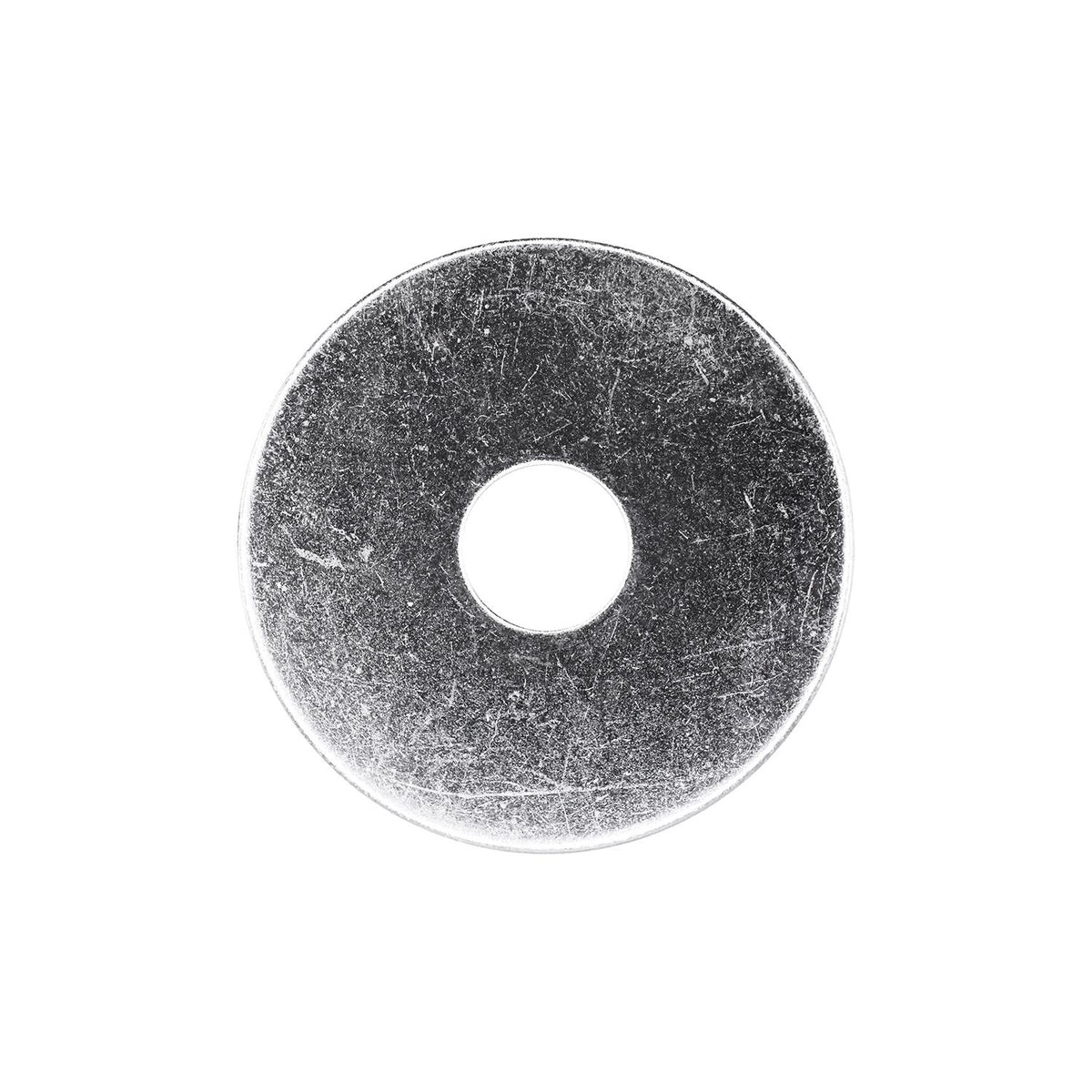 1/2" Fender Washer, 17/32" ID, 2" OD, Zinc