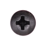#10x3/4" Phillips Pan Head Phillip Teks Screw, Type 2 Self-Drilling Tek, Black Oxide