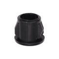3/8" Black Nylon Insulating Bushing, 1/4" ID, 13/32" Thick