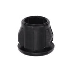 3/8" Black Nylon Insulating Bushing, 1/4" ID, 13/32" Thick