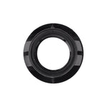 3/8" Black Nylon Insulating Bushing, 1/4" ID, 13/32" Thick