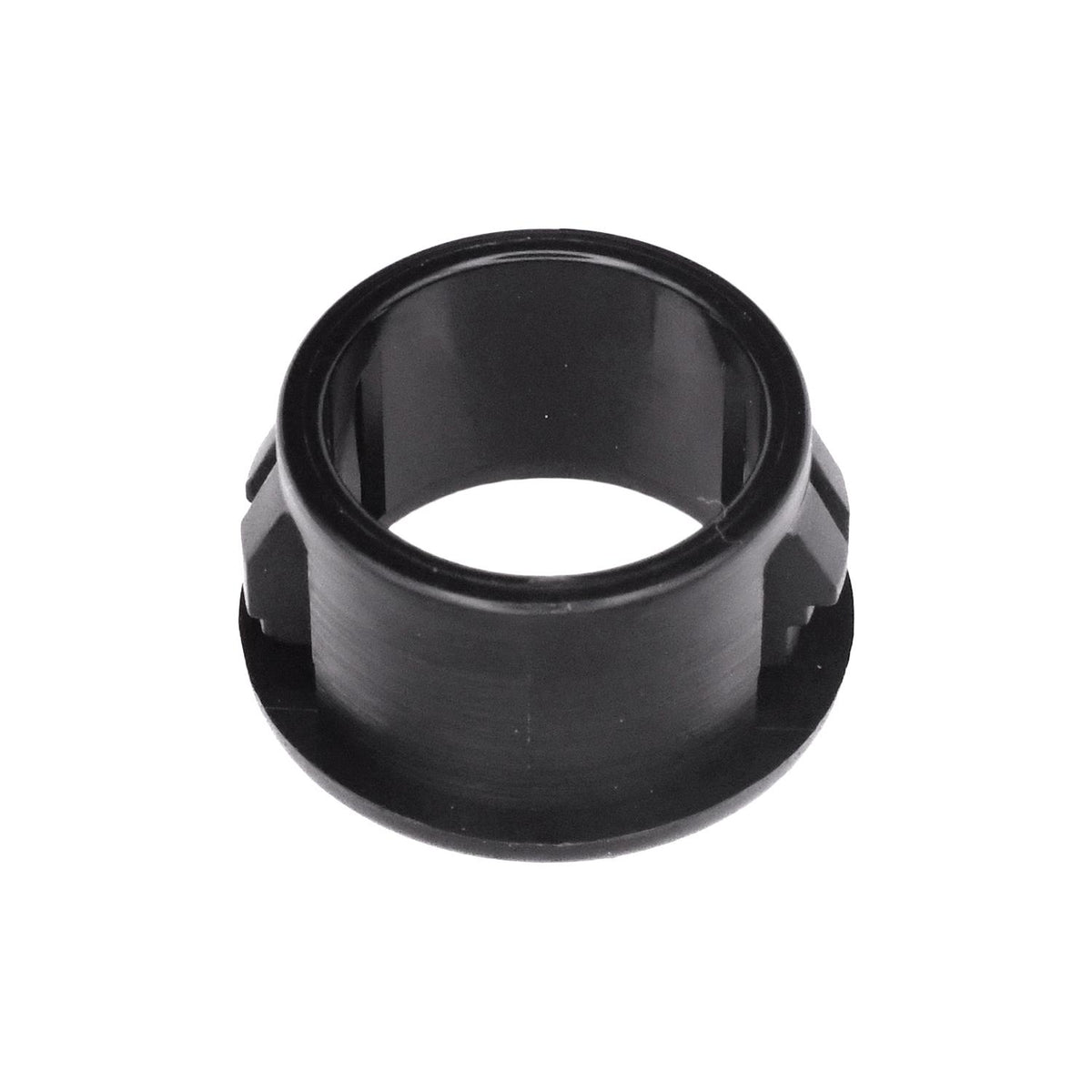 5/8" Black Nylon Insulating Bushing, 1/2" ID, 13/32" Thick