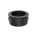 7/8" Black Nylon Insulating Bushing, 11/16" ID, 29/64" Thick