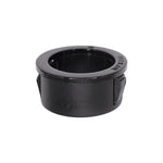 7/8" Black Nylon Insulating Bushing, 11/16" ID, 29/64" Thick