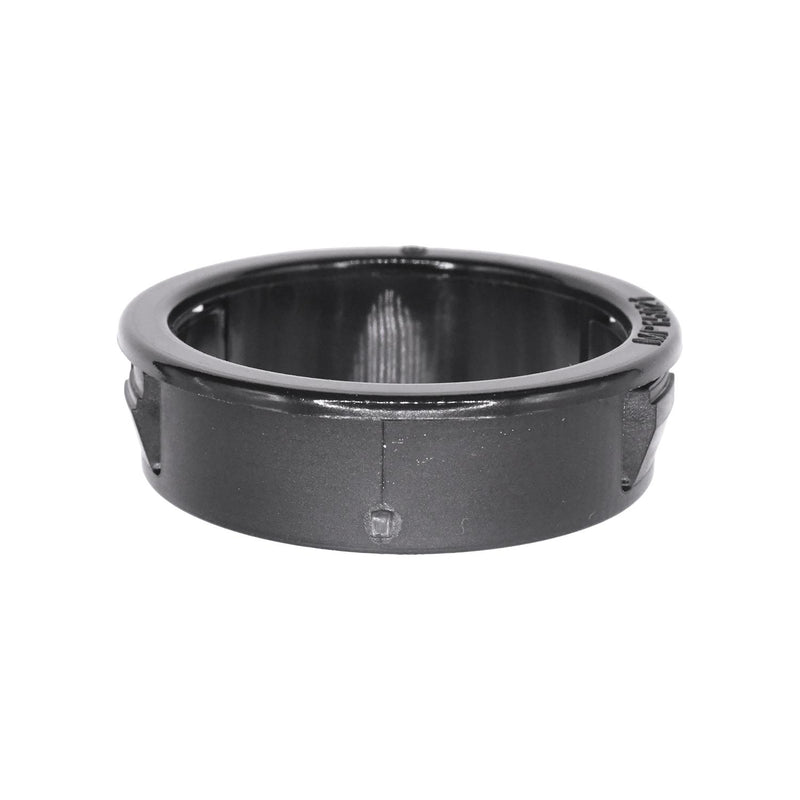 1-1/2" Black Nylon Insulating Bushing, 1-5/16" ID, 29/64" Thick