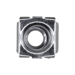 M6-1.0 Cage Nut, Panel 1.7mm-2.7mm, Zinc