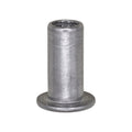 #10-32 Aluminum Large Flange Thin Sheet Nutsert Threads, 0.010" - 0.080" Grip