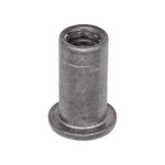 1/4"-20 Aluminum Large Flange Thin Sheet Nutsert Threads, 0.020" - 0.080" Grip