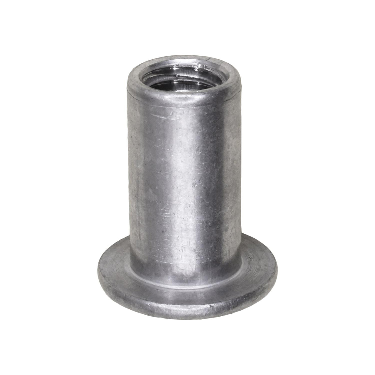 5/16"-18 Aluminum Large Flange Thin Sheet Nutsert Threads, 0.030"- 0.125" Grip