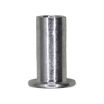 #10-24 Large Flange Thin Sheet Steel Nutsert Threads, 0.010" - 0.080" Grip, Zinc