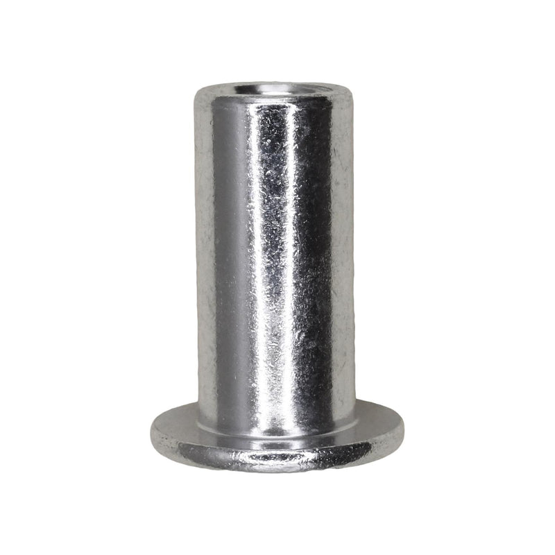 5/16"-18 Large Flange Thin Sheet Steel Nutsert Threads, 0.125"- 0.200" Grip, Zinc