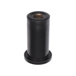 1/4"-20 Neoprene Rubber Nut, 1.00" Shank Length, 1.051" Overall Length, 0.500" Shank Diameter